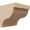 Ekena Millwork 6"W x 6"D x 6"H Wide Garner Rough Cedar Woodgrain TimberThane Corbel, Primed Tan CORUR06X06X06GARRCPR - alternate 1